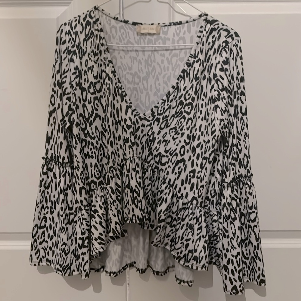 Altard state ruffle long sleeve